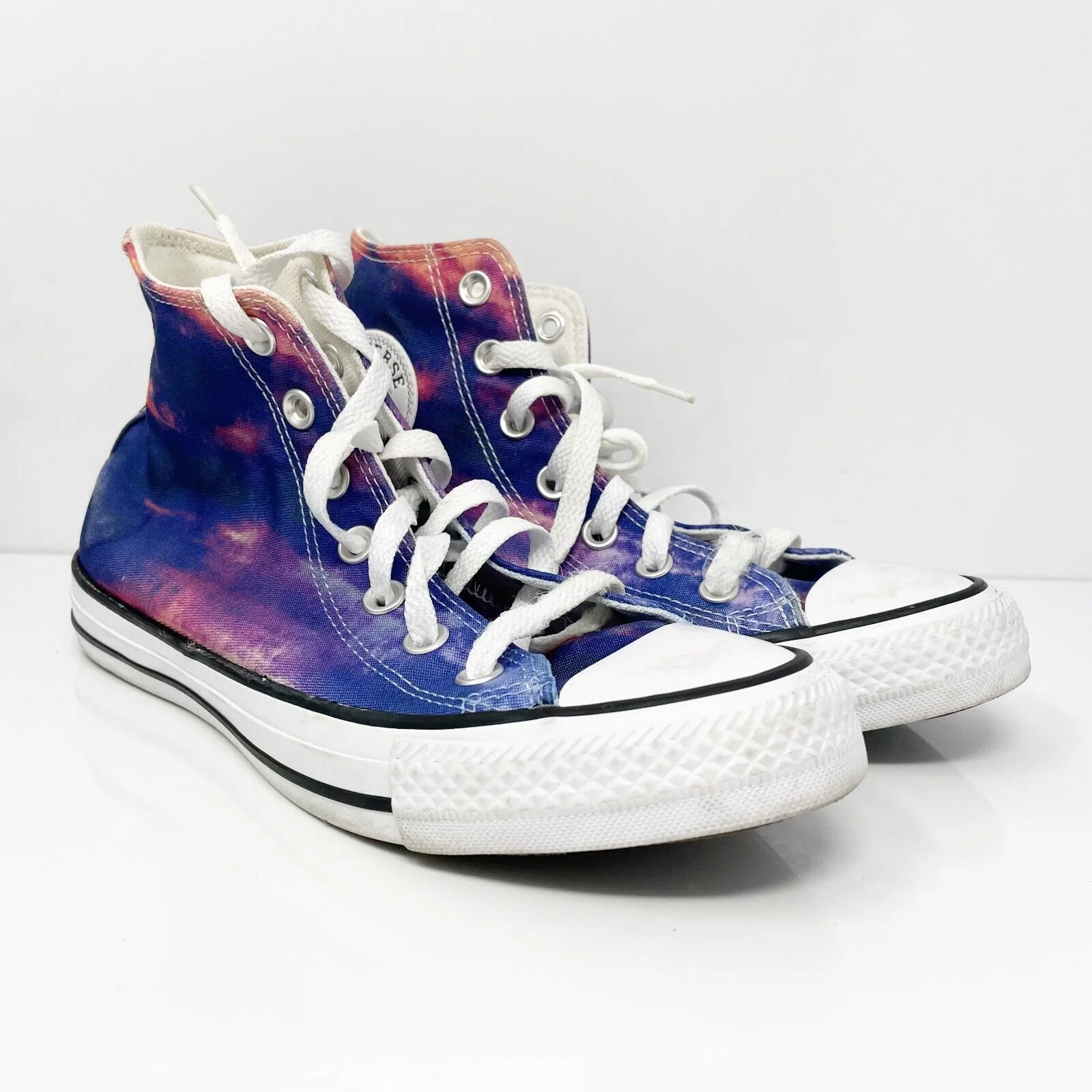 Converse Womens Chuck Taylor All Star Hi 569772F Blue Casual Shoes Sneakers Sz 7