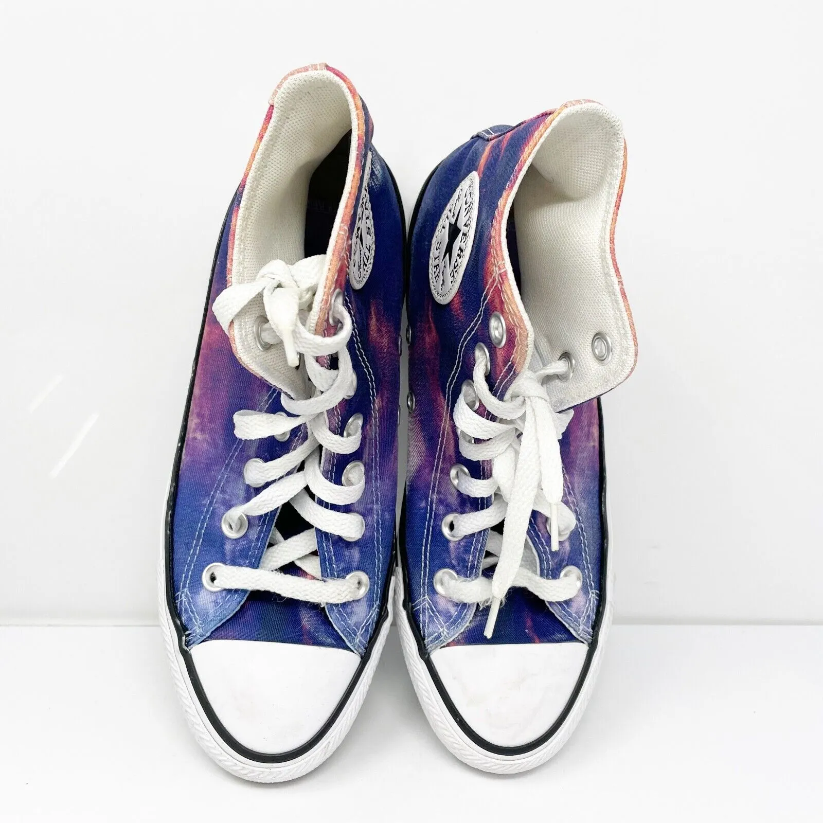 Converse Womens Chuck Taylor All Star Hi 569772F Blue Casual Shoes Sneakers Sz 7