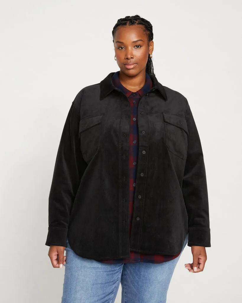 Corduroy Greenwich Jacket - Black