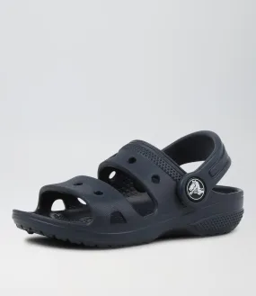 CROCS Classic Crocs Tot Navy Croslite Sandals