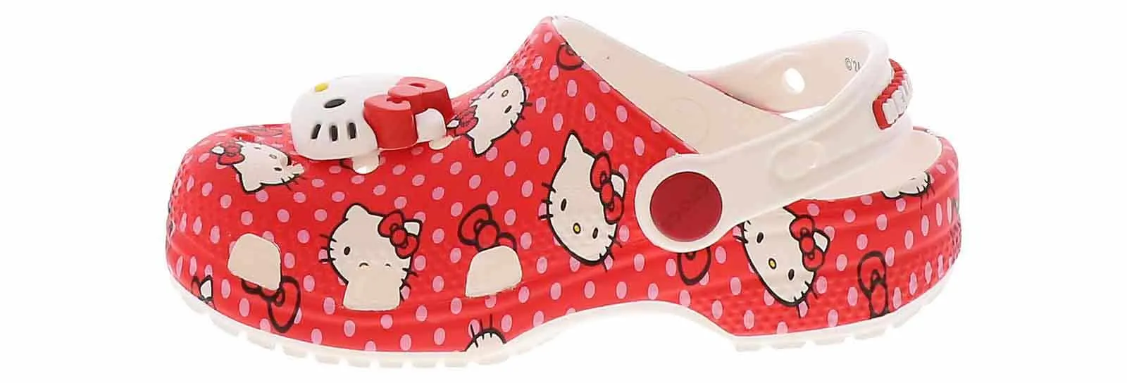 Crocs Hello Kitty Red Toddler Kids' (5-10) Classic Clog