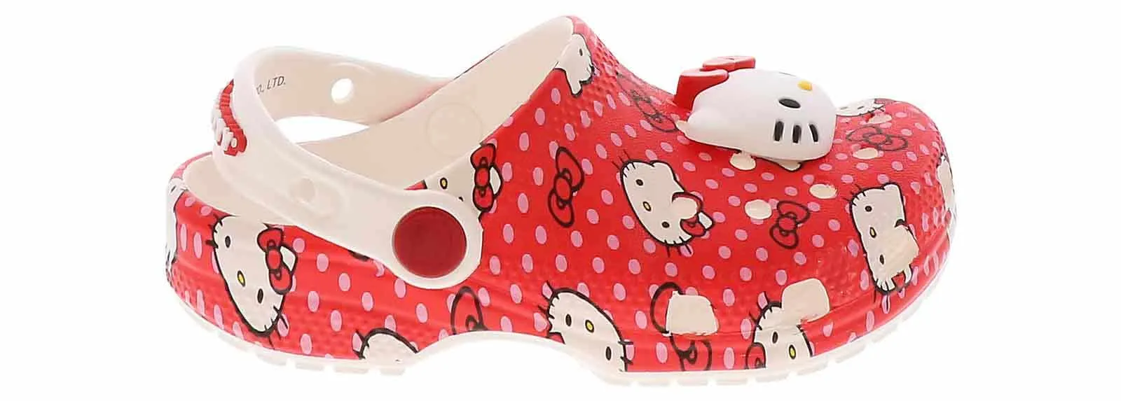 Crocs Hello Kitty Red Toddler Kids' (5-10) Classic Clog