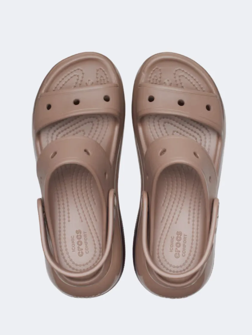 Crocs Mega Crush Unisex Lifestyle Sandals Latte