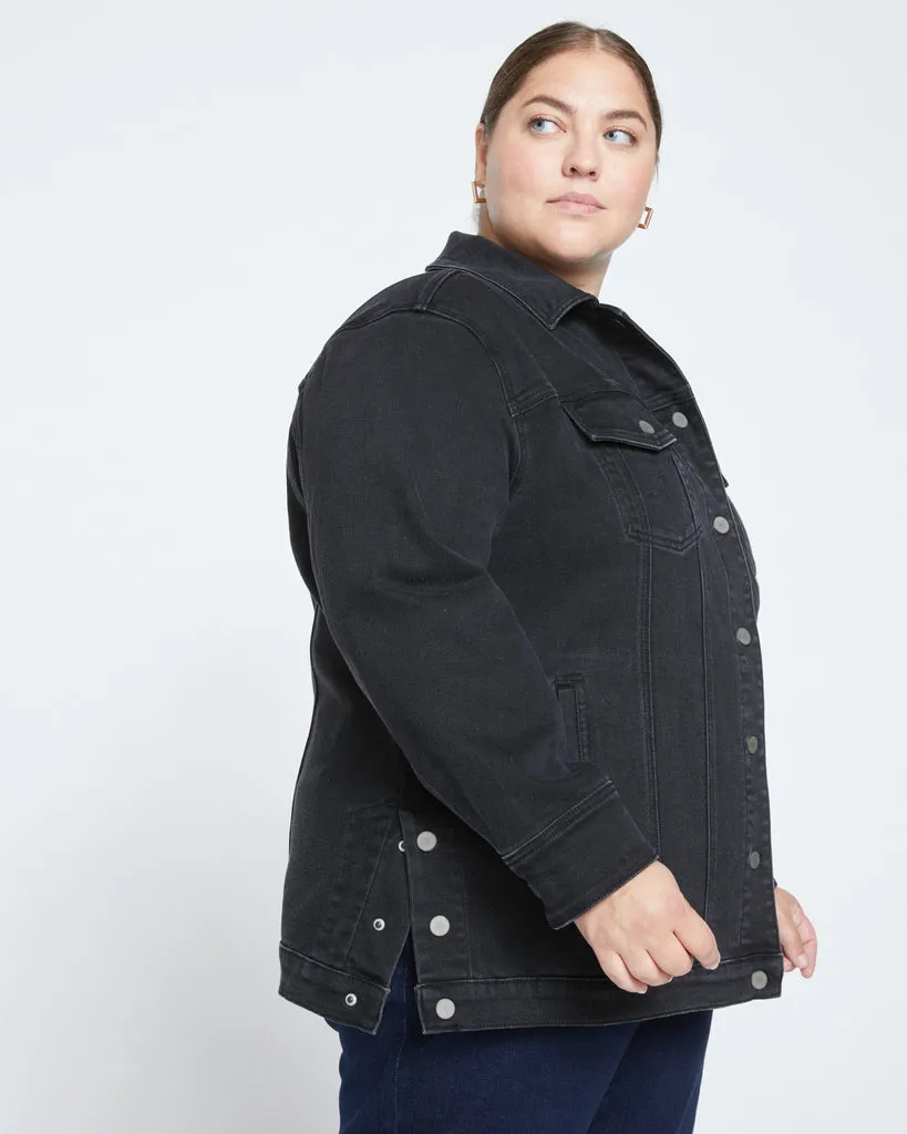 Denim Chore Jacket - Broken Black