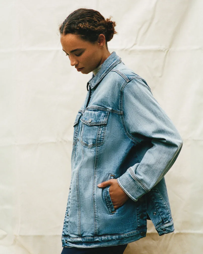 Denim Chore Jacket - Light Blue