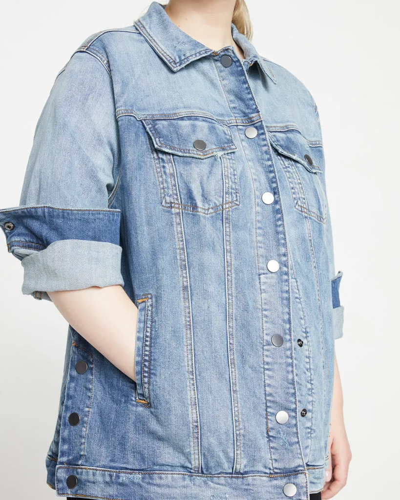 Denim Chore Jacket - Light Blue