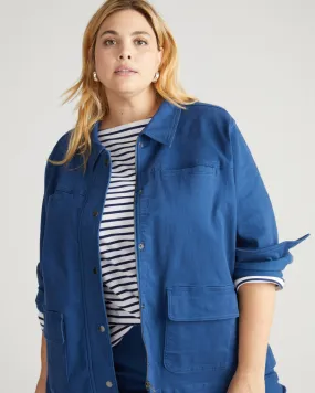 Denim Utility Jacket - French Blue