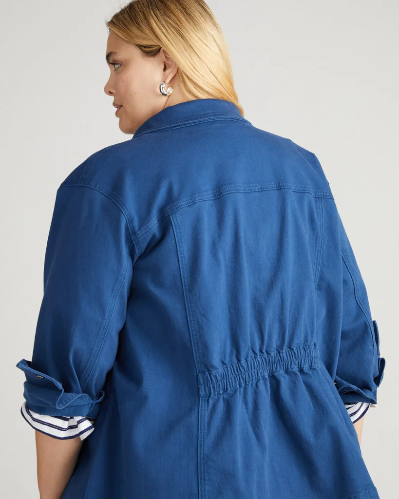 Denim Utility Jacket - French Blue