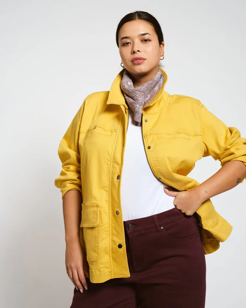 Denim Utility Jacket - Sunshine