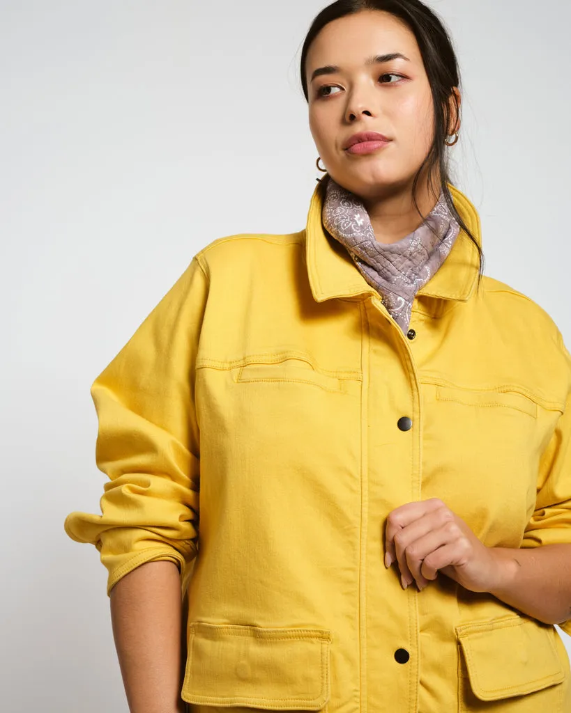 Denim Utility Jacket - Sunshine