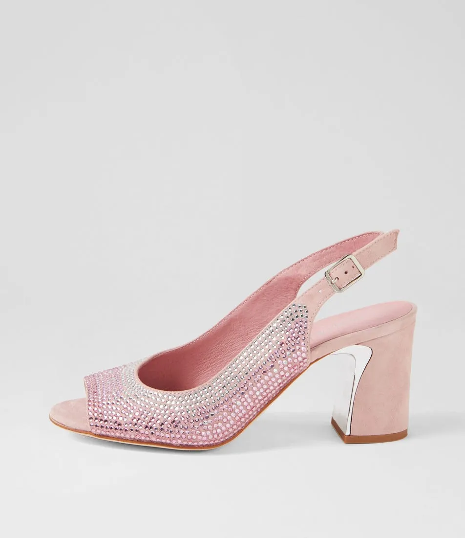 DJANGO & JULIETTE Kerry Pale Pink Multi Sandals