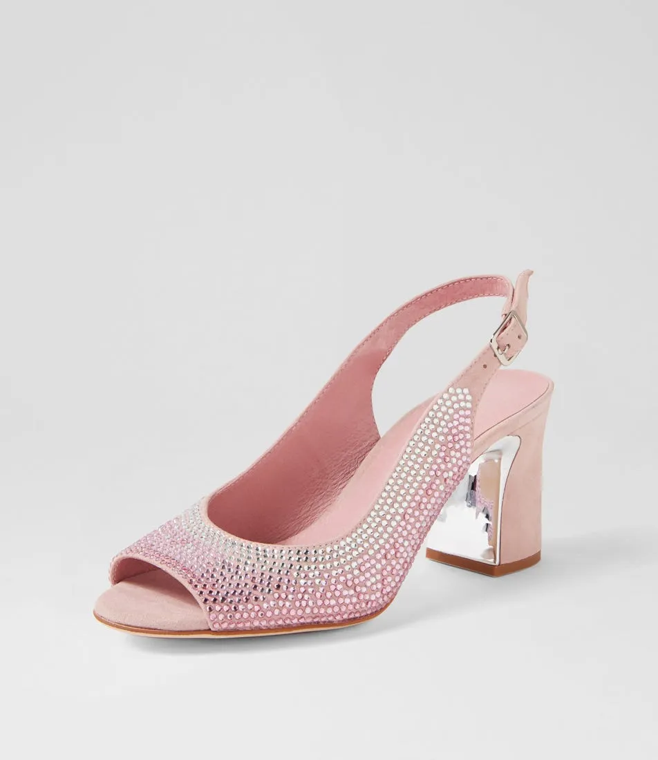 DJANGO & JULIETTE Kerry Pale Pink Multi Sandals