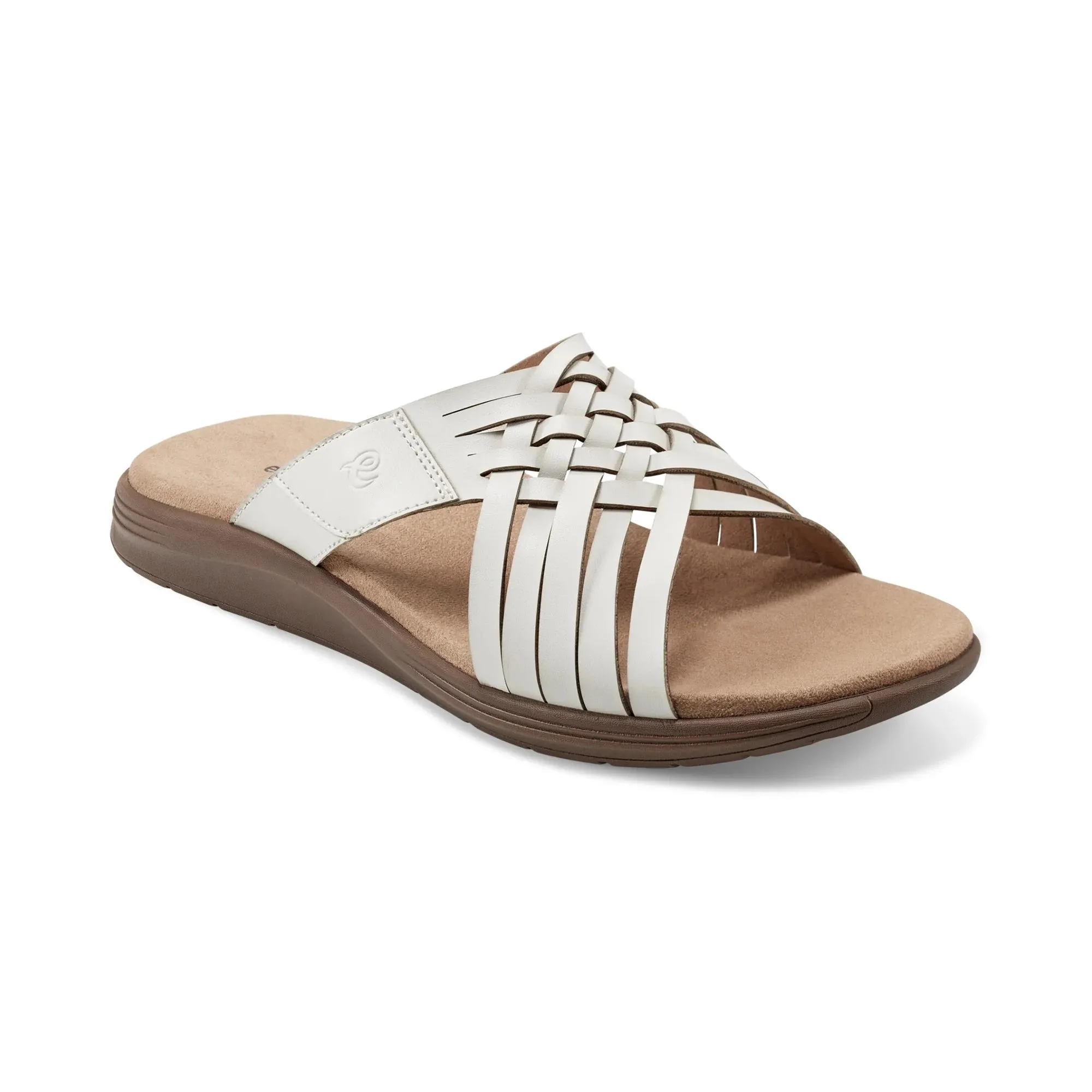 EASY SPIRIT MEADOW SLIP ON SANDALS- IVORY