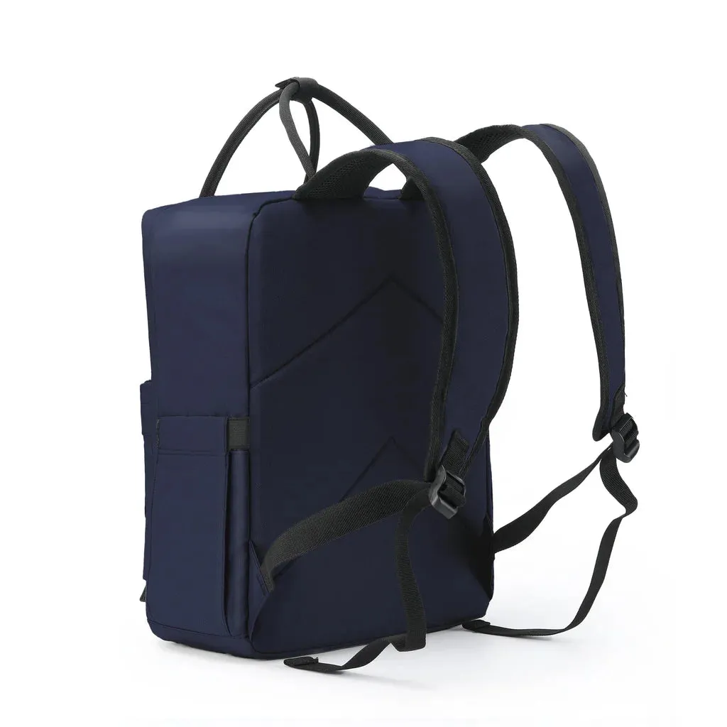 Eco Chic Recycled Canvas Top Handle Backpack