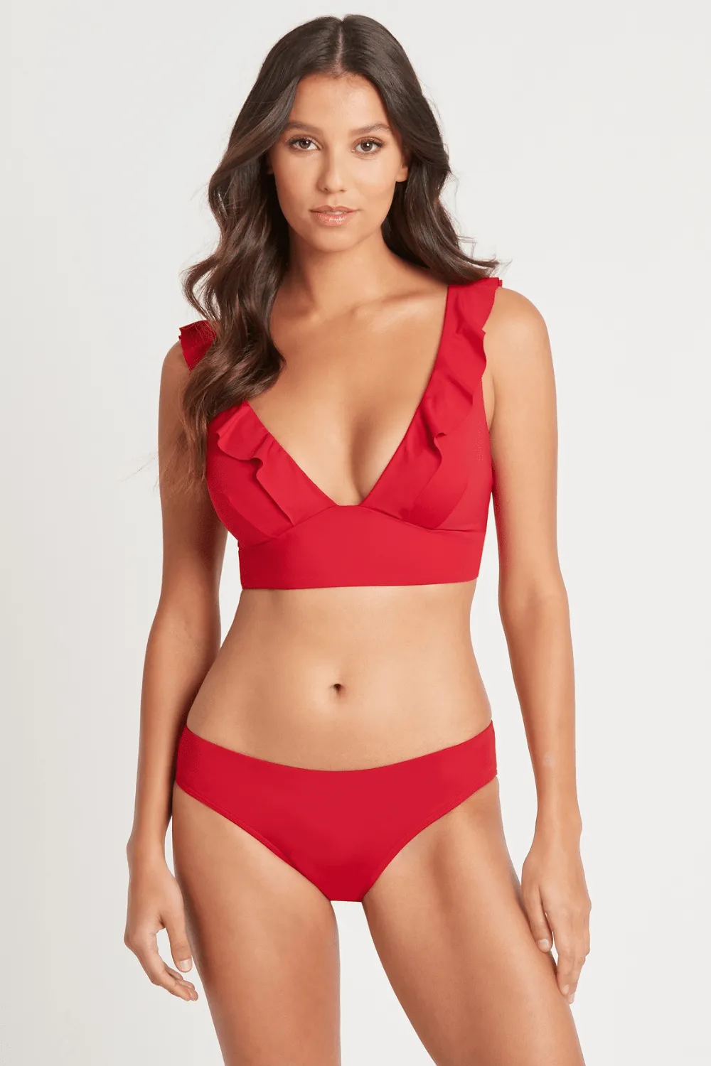 Eco Essentials Frill Bikini Top