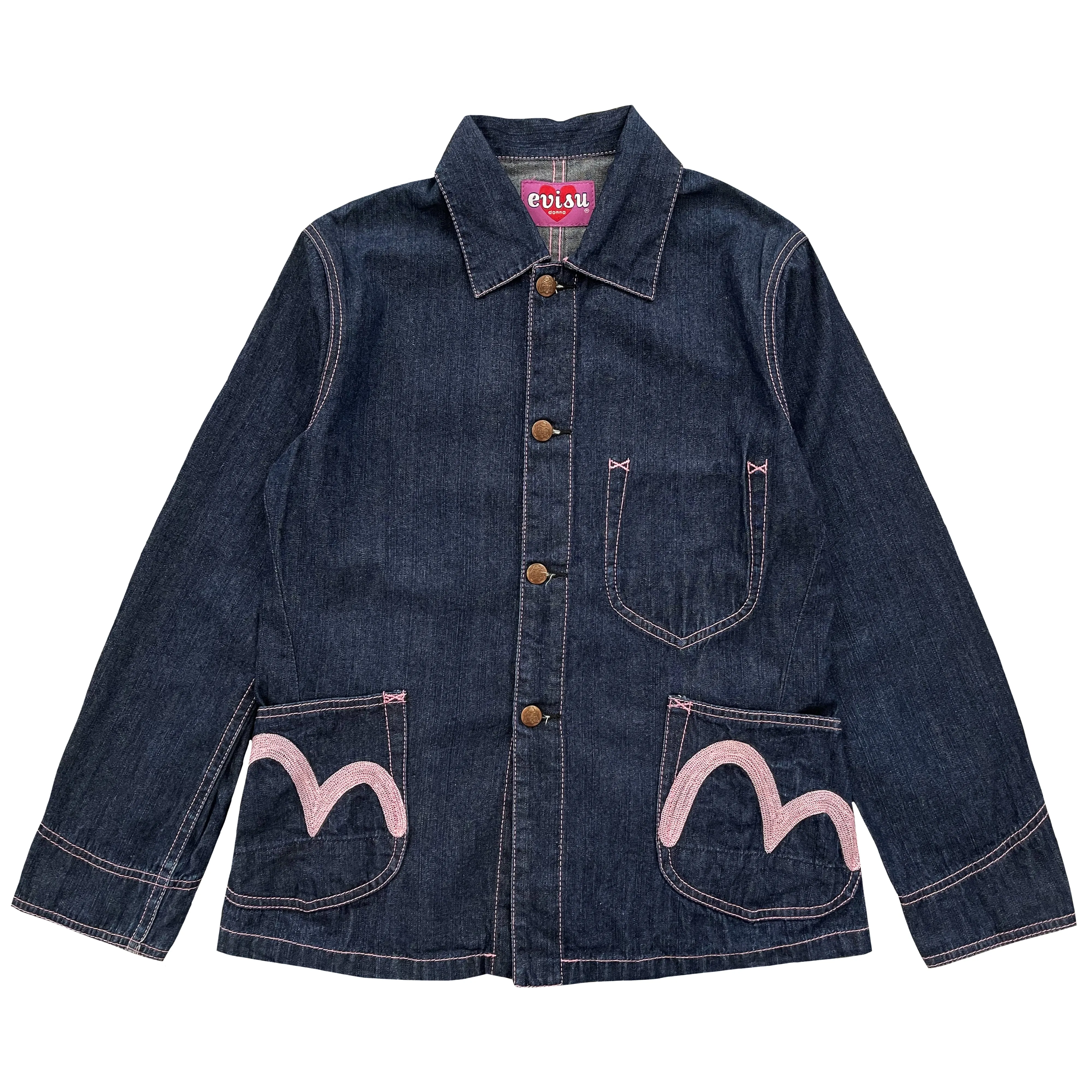 Evisu Donna Seagull Denim Jacket - M