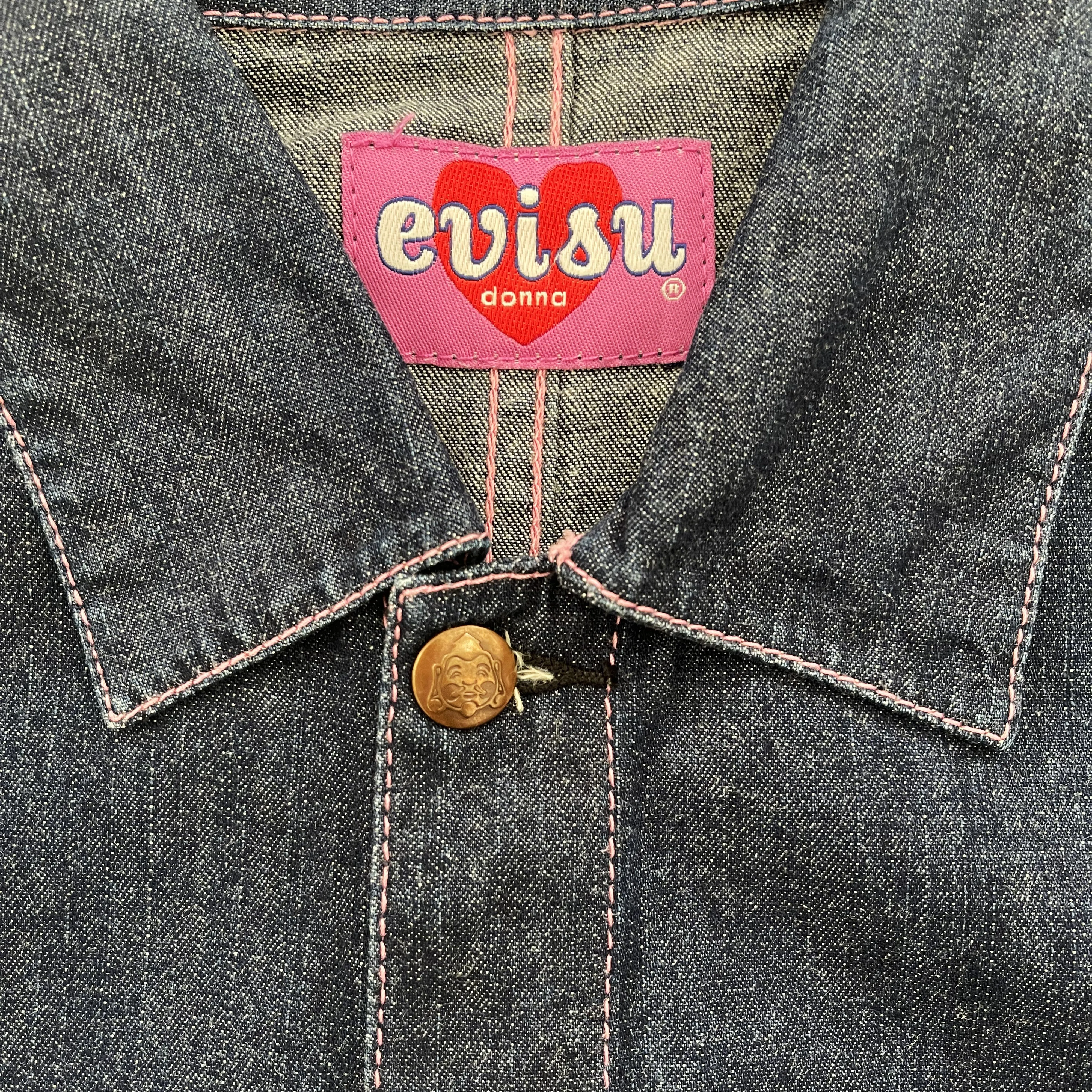 Evisu Donna Seagull Denim Jacket - M