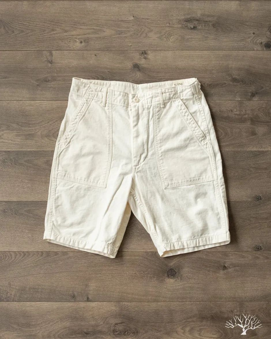 Fatigue Shorts - Ecru