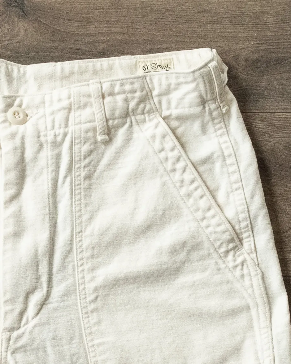 Fatigue Shorts - Ecru