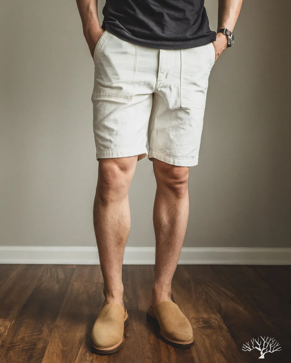 Fatigue Shorts - Ecru