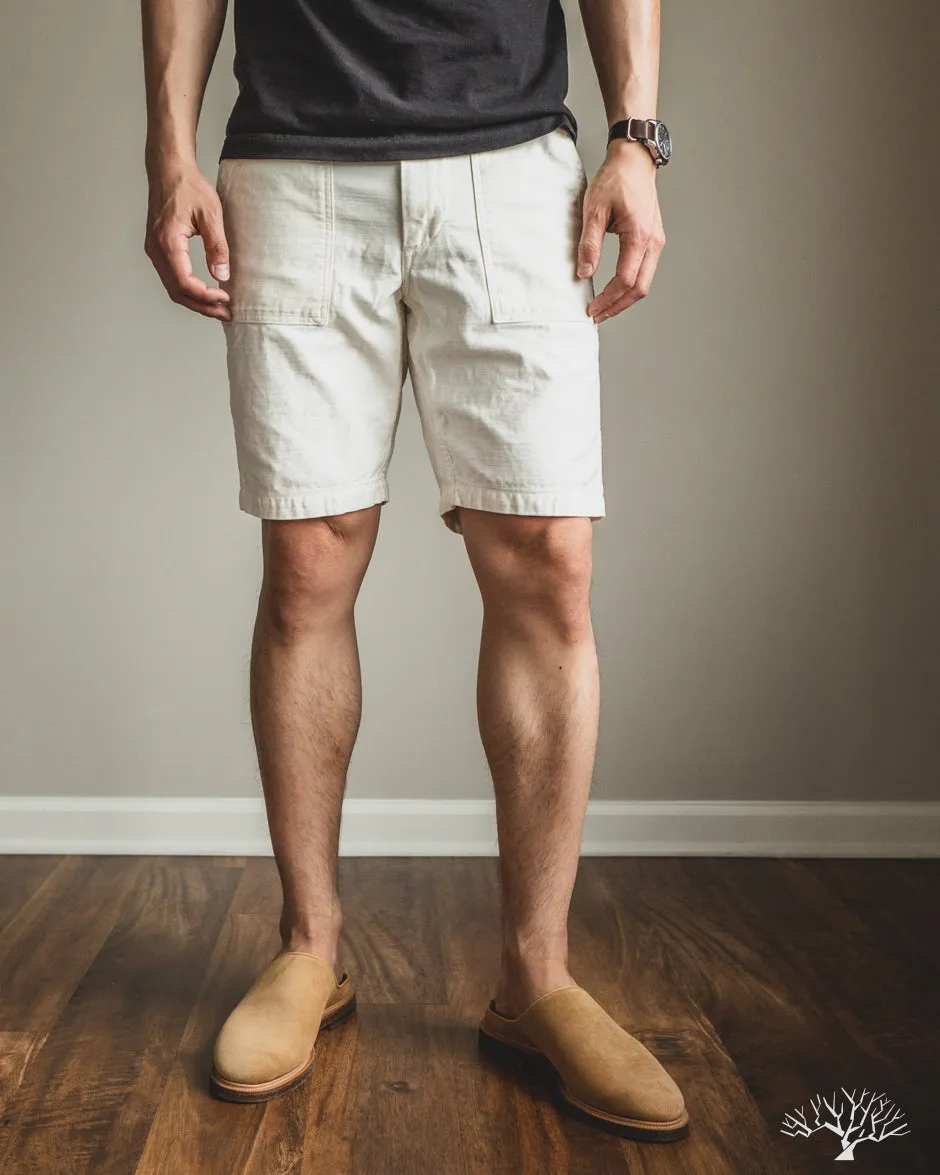 Fatigue Shorts - Ecru