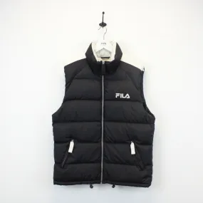 FILA Vest Jacket Black | Small