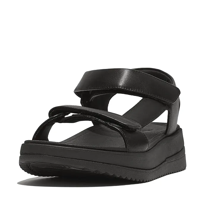 FitFlop Surff Adjustable Leather Back-Strap Sandals Women's