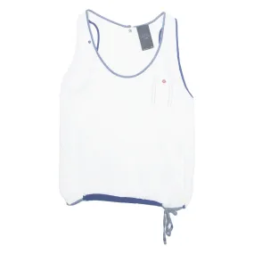 G-STAR RAW Womens Vest White Sleeveless Viscose XS