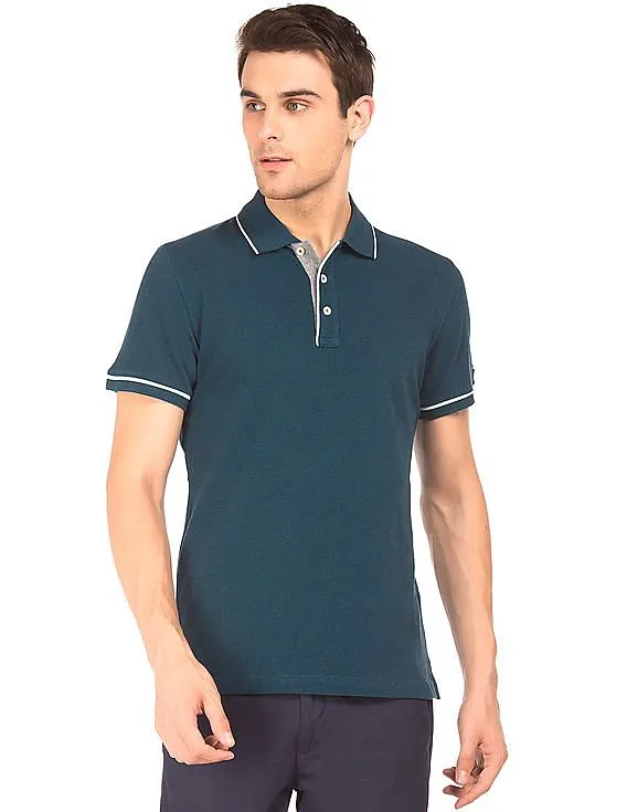 Gant Heathered Pique Polo Shirt