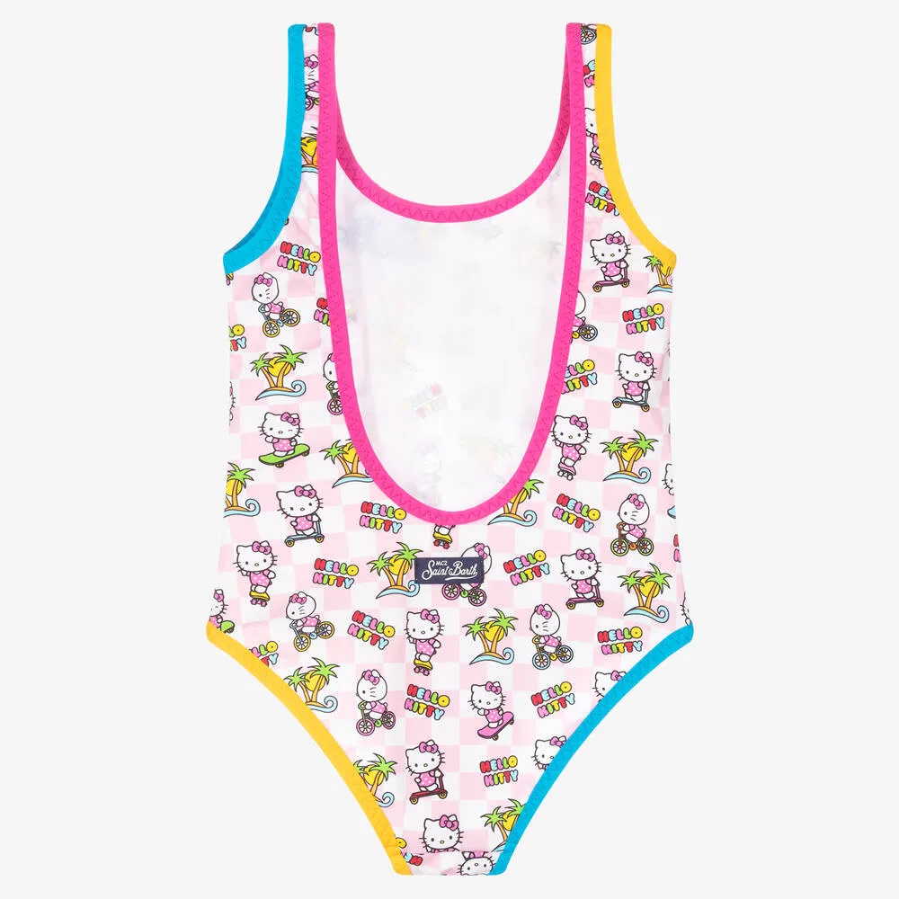 Girls Pink Hello Kitty Swimsuit