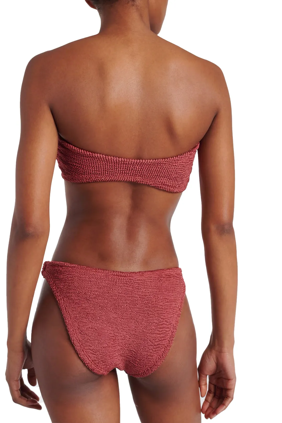 Gloria Ring-Detail Bandeau Bikini