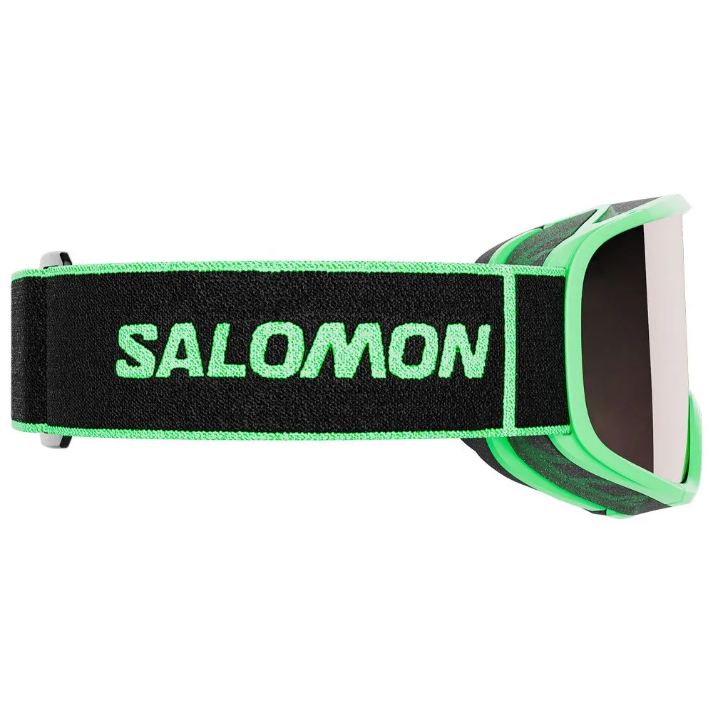 Goggles Salomon ---Aksium 2.0 Neon Green Multilayer Super White