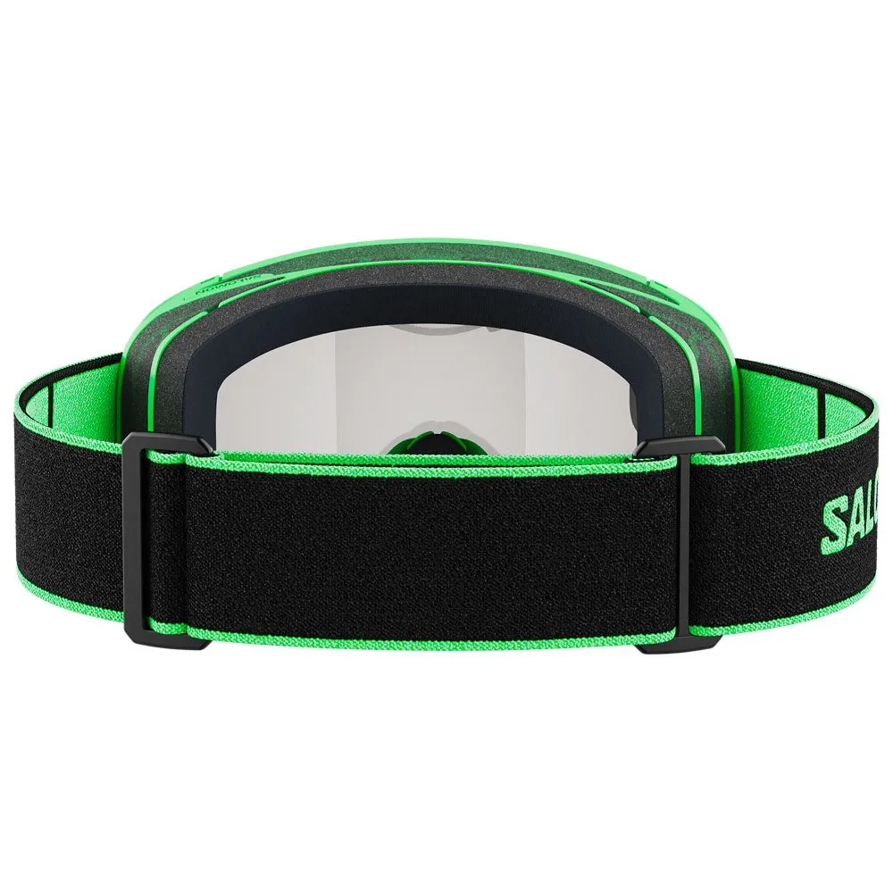 Goggles Salomon ---Aksium 2.0 Neon Green Multilayer Super White