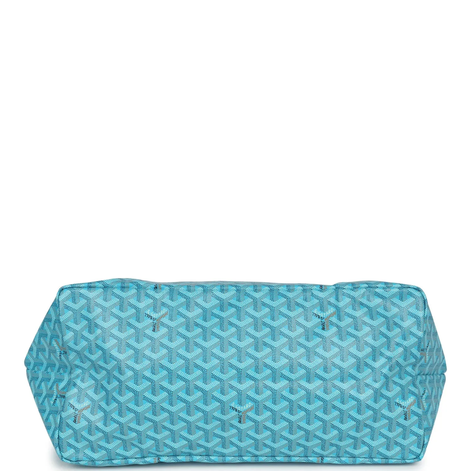 Goyard Goyardine Turquoise St. Louis GM Tote Bag & Balise Towel Palladium Hardware