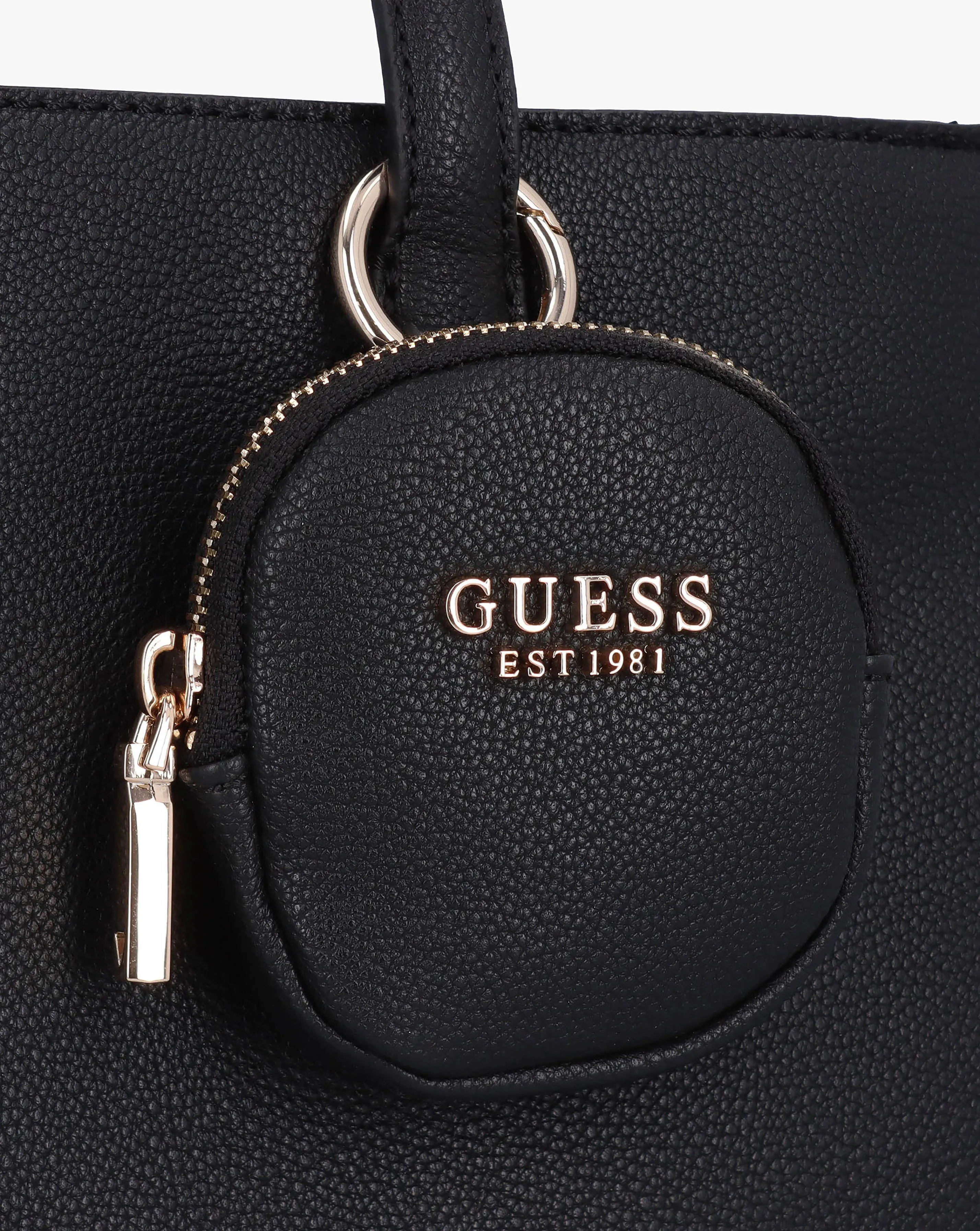 Guess Power Play Black Tech Tote Bag