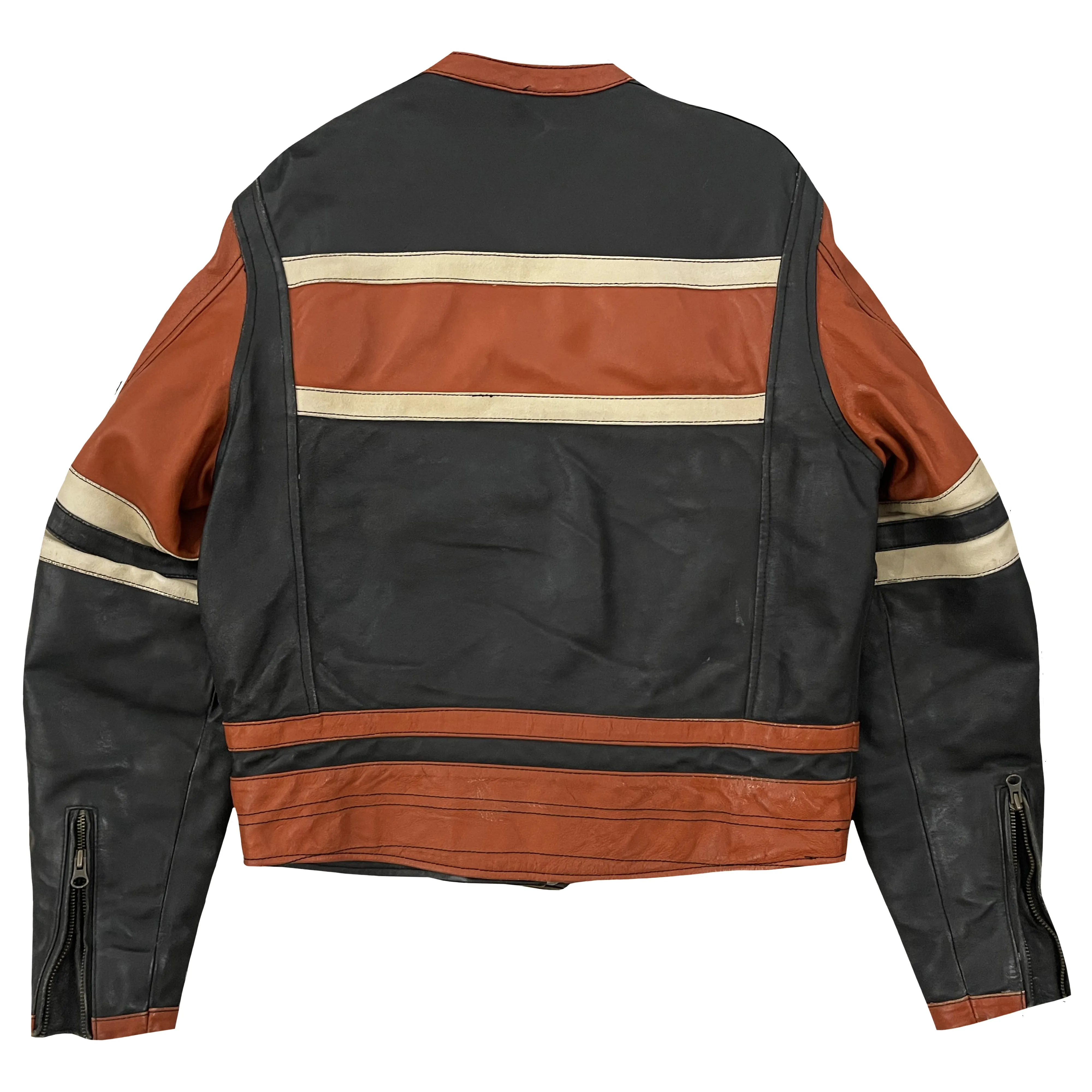 Harley Davidson Leather Racing Jacket - M