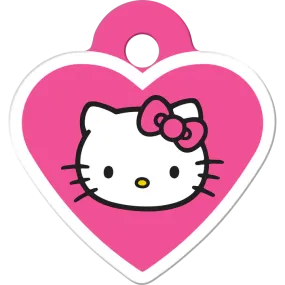 Hello Kitty Dog Tag Small Heart