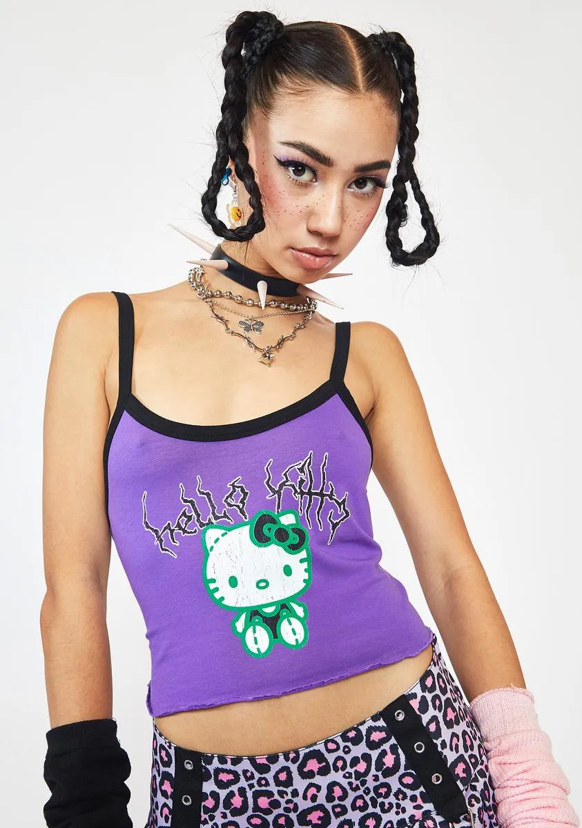 Hello Kitty Purple Graphic Tank-