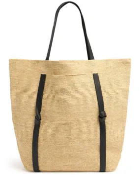 Janessa Leone   Tanner raffia tote bag 