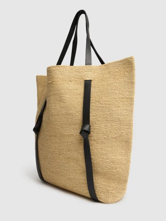 Janessa Leone   Tanner raffia tote bag 