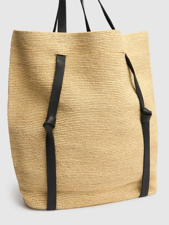 Janessa Leone   Tanner raffia tote bag 