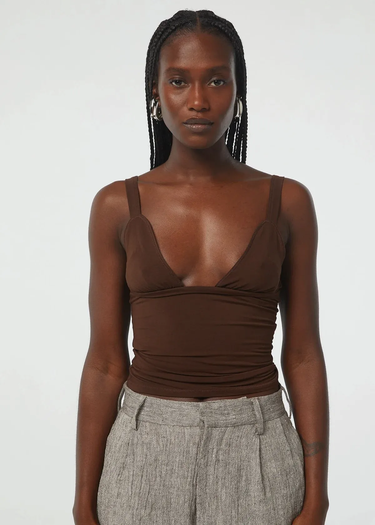 Josephine Tank Top - Chocolate