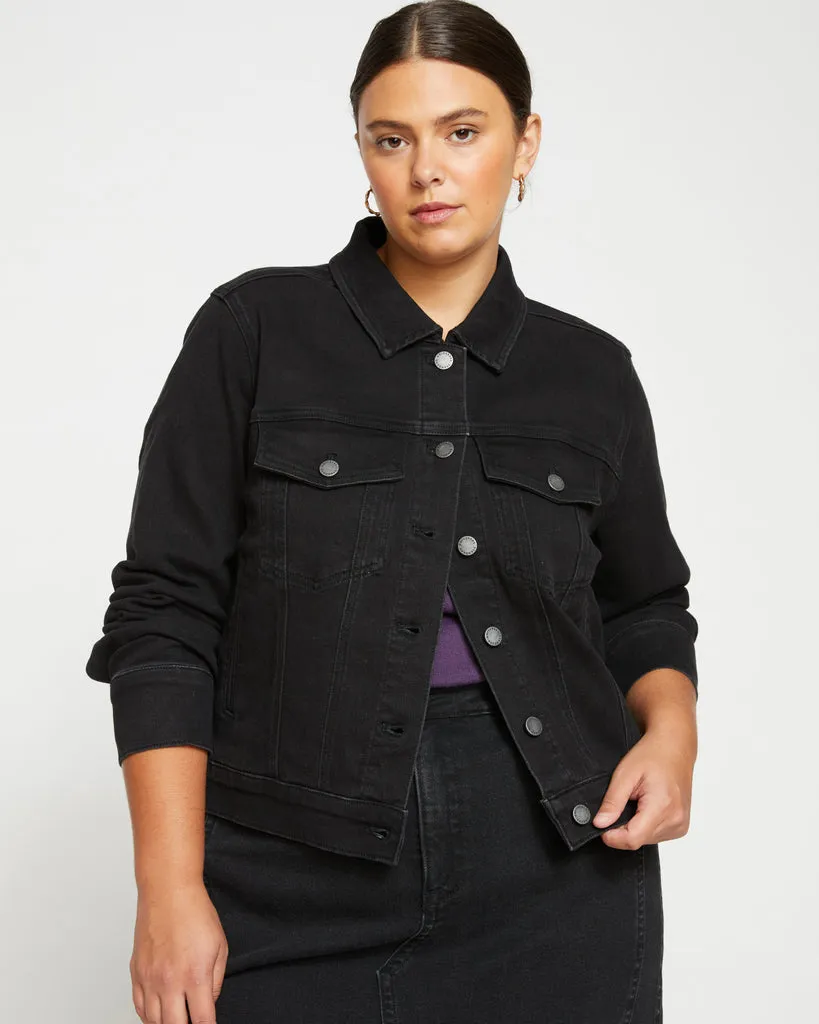 Kelsey Denim Jacket - Broken Black