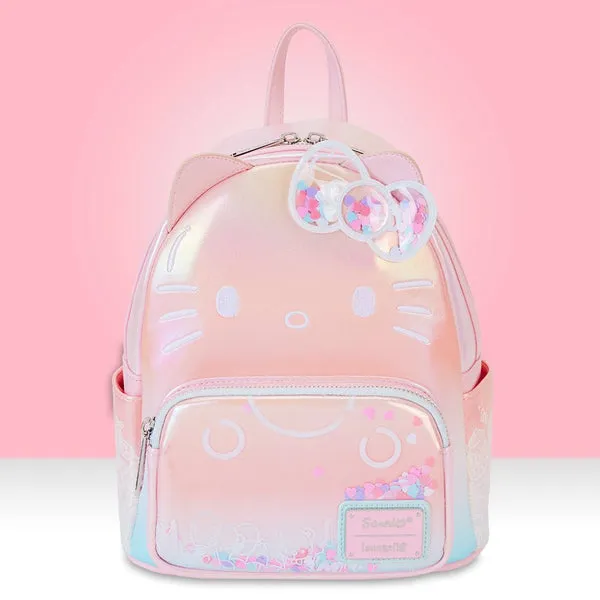 Loungefly x Hello Kitty 50th Anniversary Clear And Cute Cosplay Mini Backpack