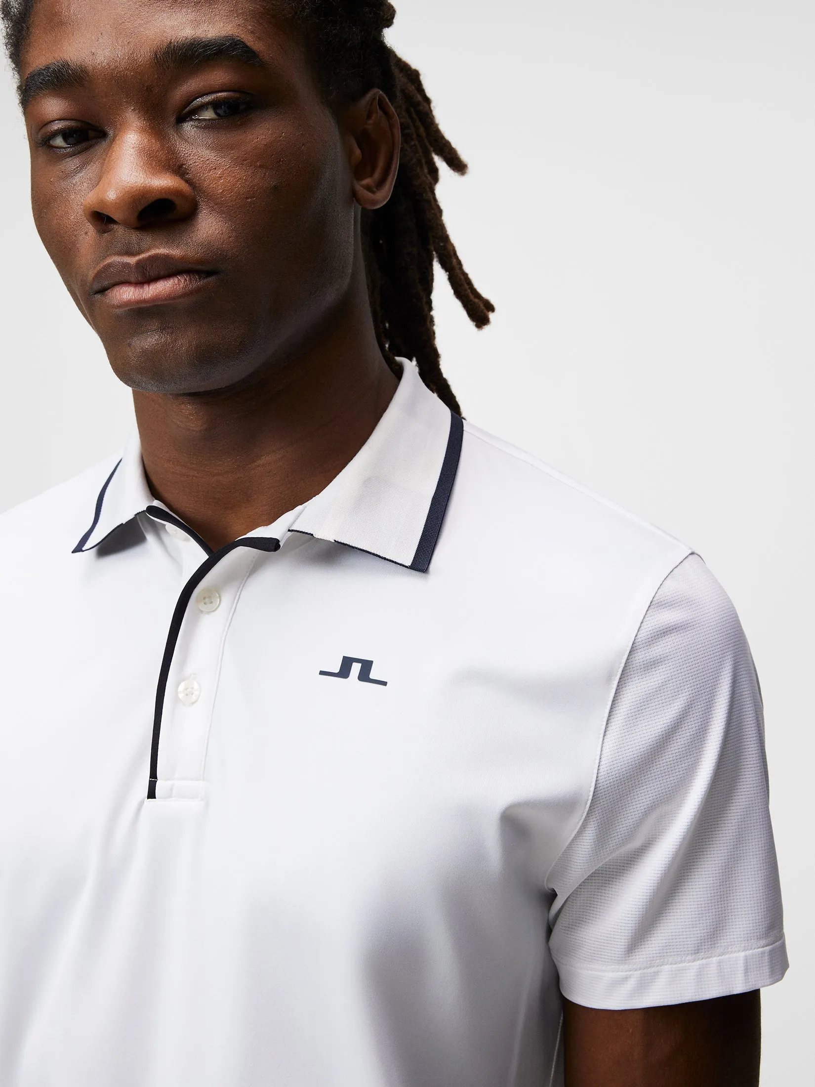 Luca Regular Fit Polo / White