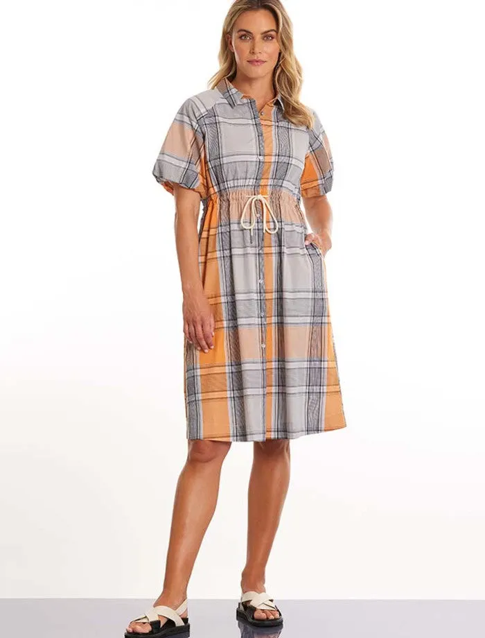 Marco Polo Golden Check Dress