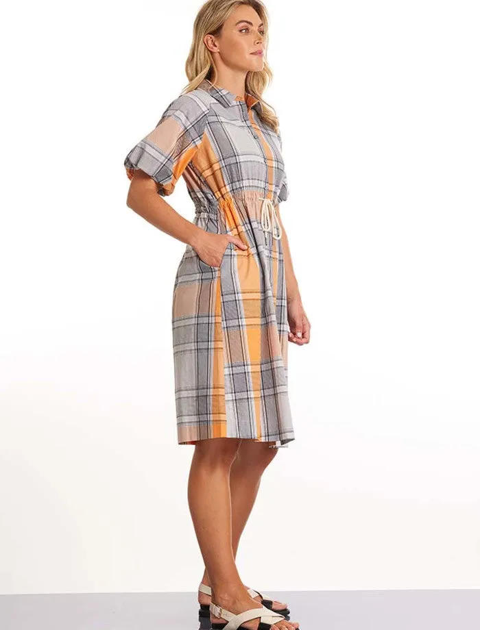 Marco Polo Golden Check Dress