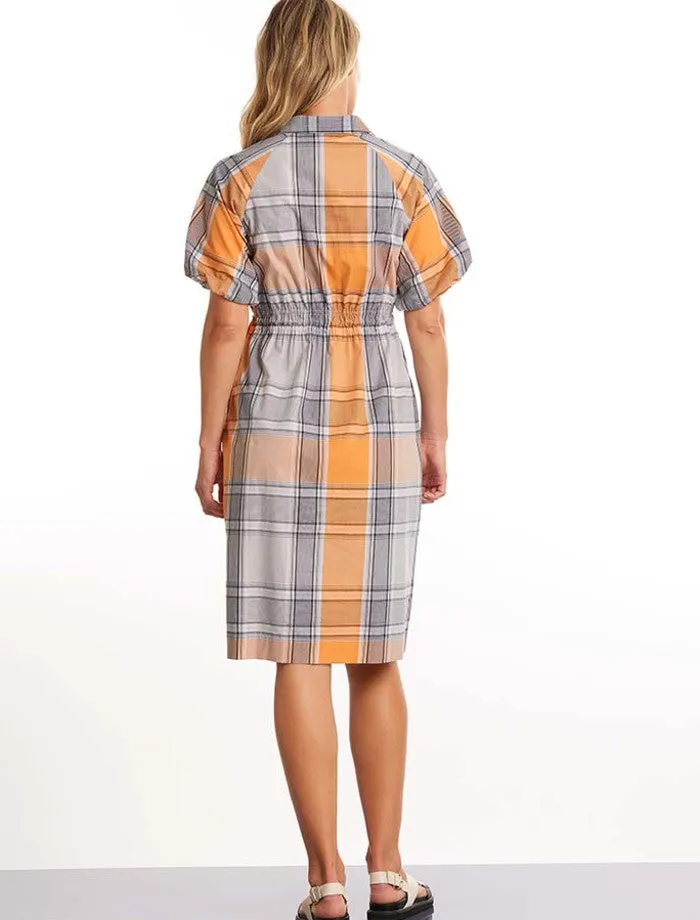 Marco Polo Golden Check Dress