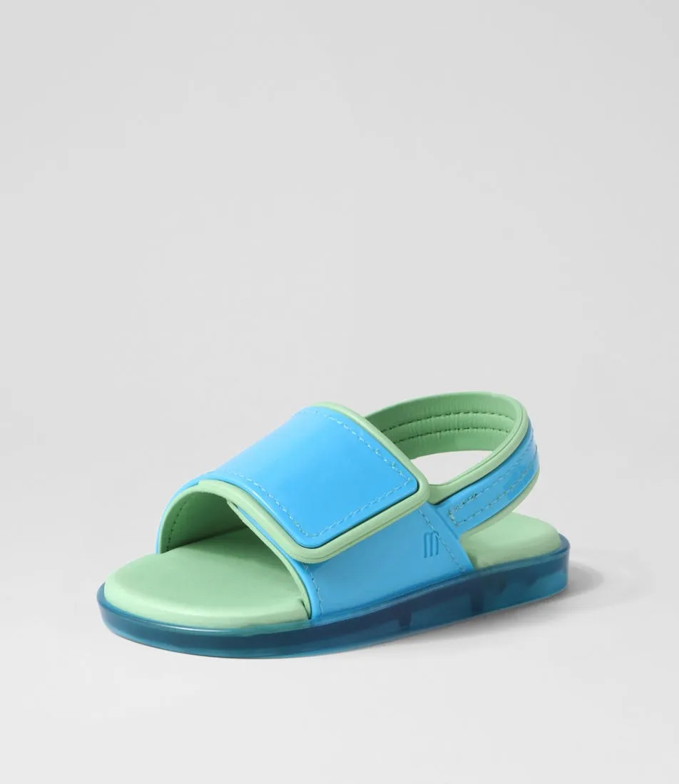 MELISSA Brave Pre Blue Green Pvc Sandals