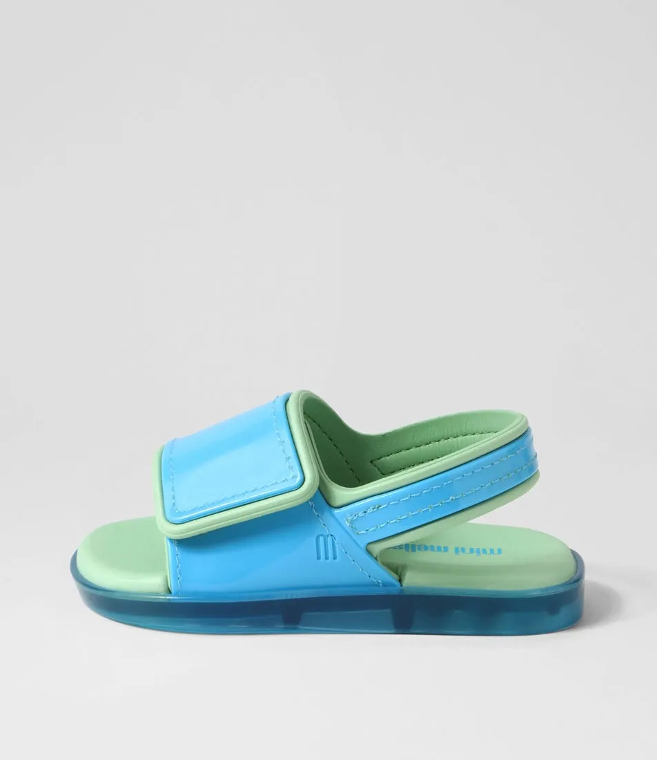 MELISSA Brave Pre Blue Green Pvc Sandals